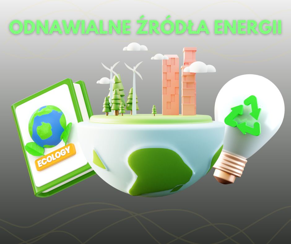 Plakat odnawialne źródło energii